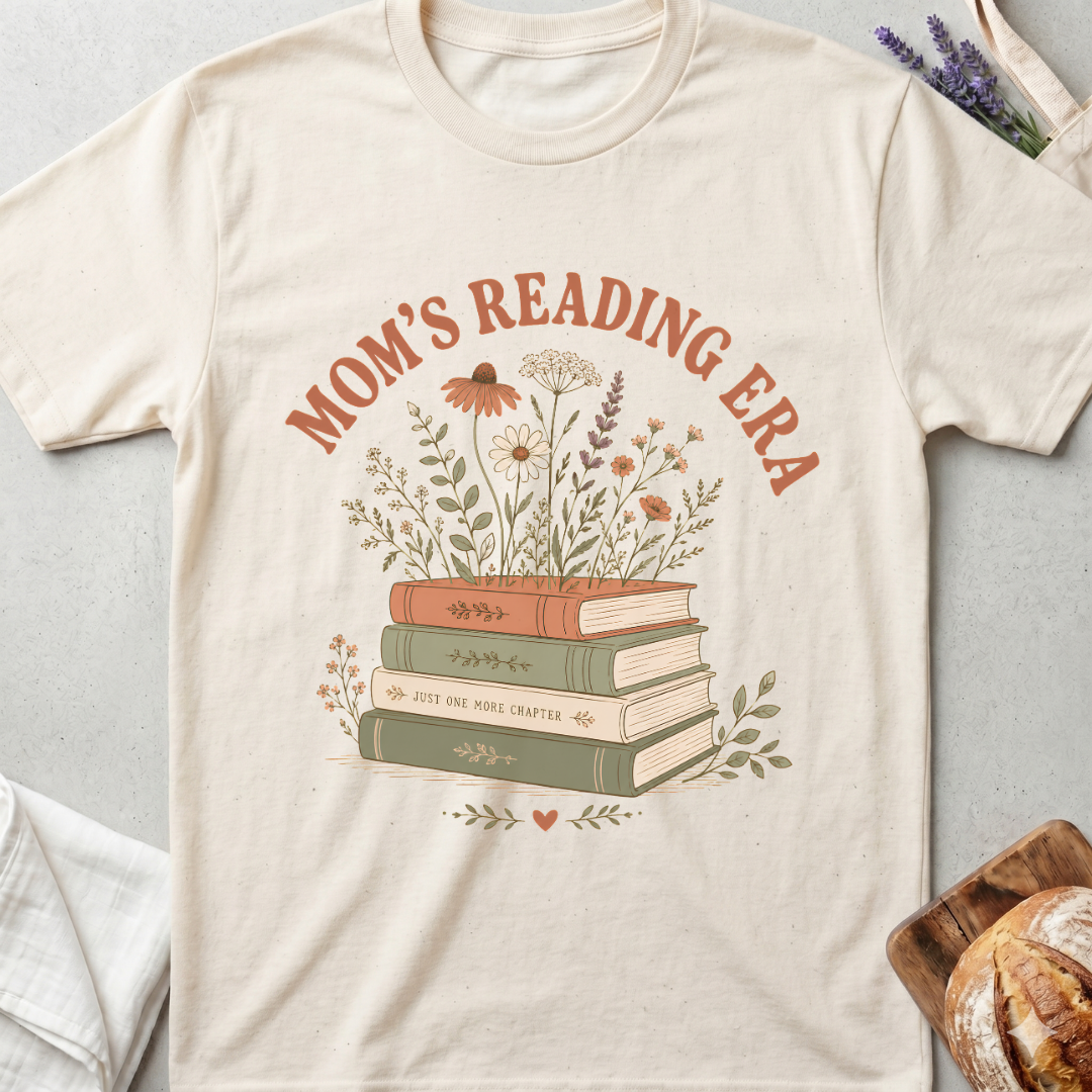 Mom's Reading Era T-Shirt | Book Lover Mom Shirt