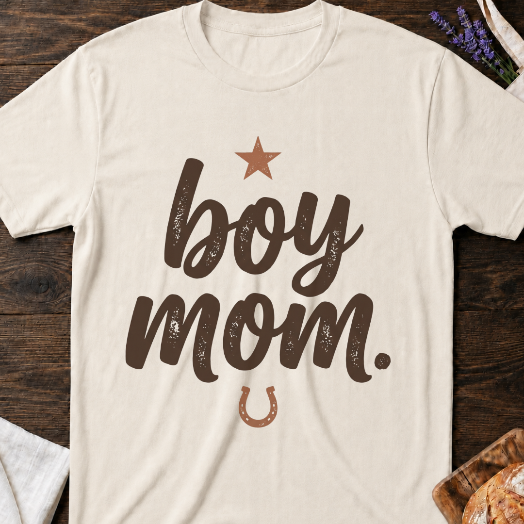 Boy Mom Western T-shirt