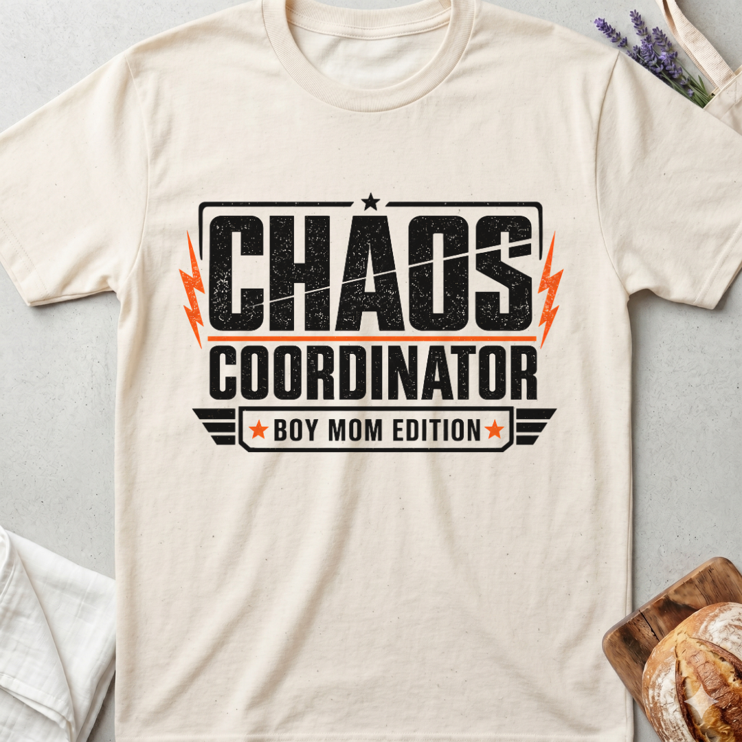 Chaos Coordinator Boy Mom T-Shirt | Funny Boy Mom Shirt