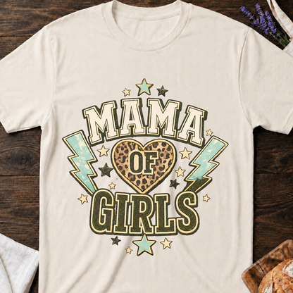 Mama of Girls Leopard T-Shirt