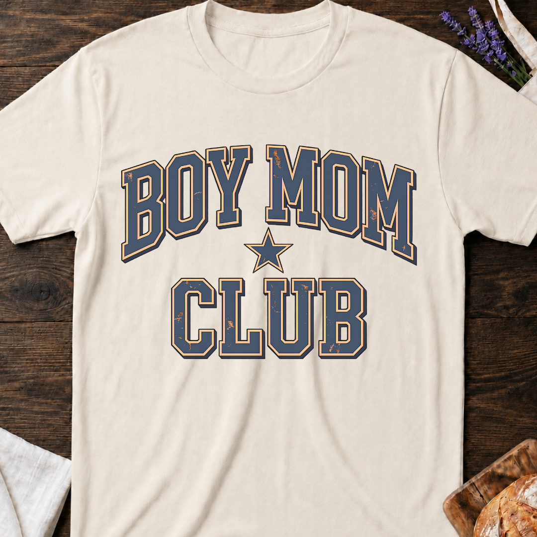 Boy Mom Club Varsity T-Shirt