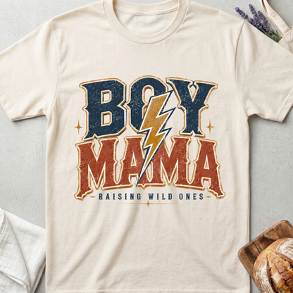 Boy Mama Raising Wild Ones T-shirt | Western Boy Mom Tee
