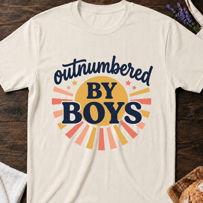 Outnumbered by Boys T-shirt