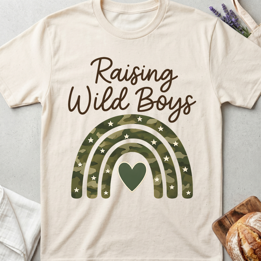 Raising Wild Boys T-shirt - Boy Mama Shirt