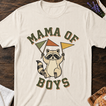 Mama of Boys Raccoon T-shirt