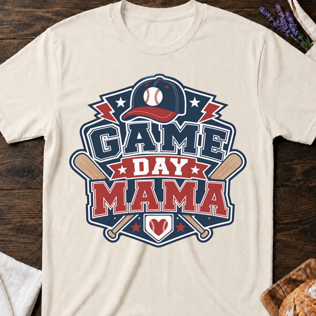Game Day Mama Baseball T-shirt | Mom Sports Shirt