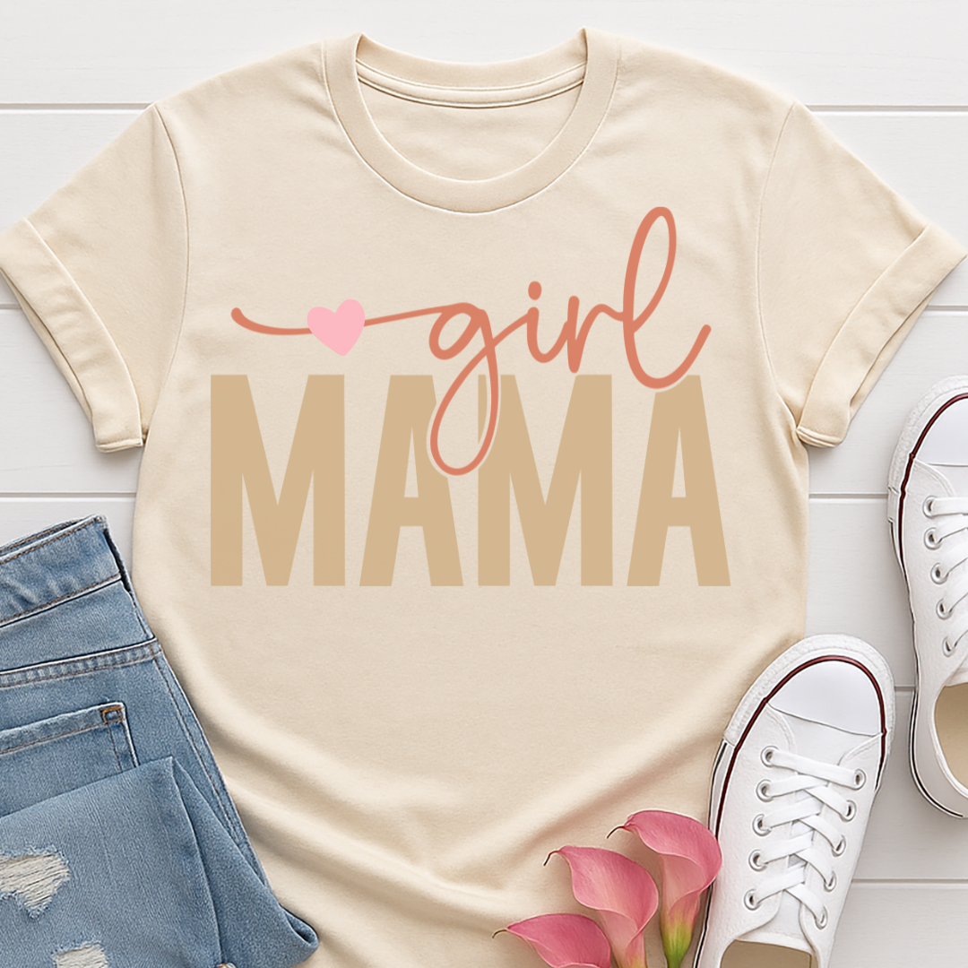 Girl Mama T-shirt - Mom Tee