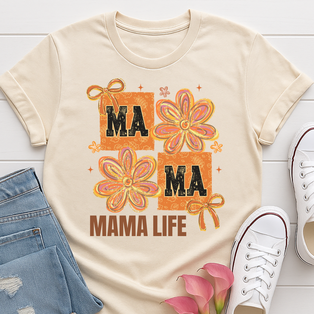 Mama Life Floral T-shirt