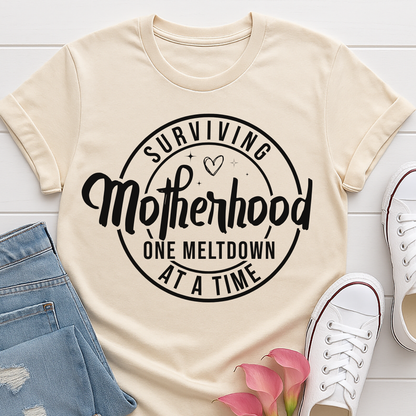 Surviving Motherhood T-shirt - Funny Mom Life Tee