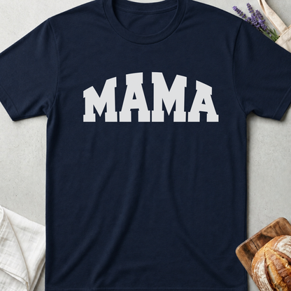 Mama Varsity T-shirt - Mom Shirt