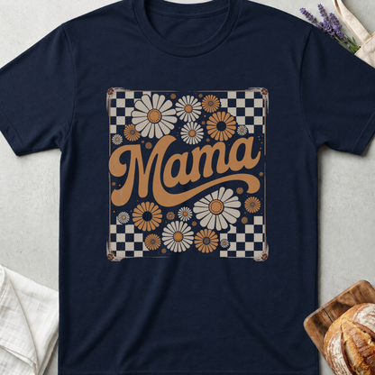 Retro Floral Mama T-Shirt