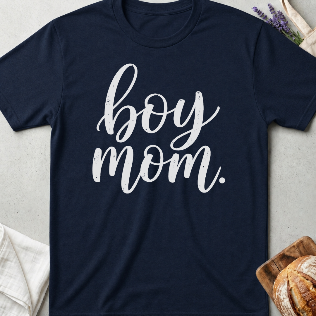 Minimalist Boy Mom T-Shirt