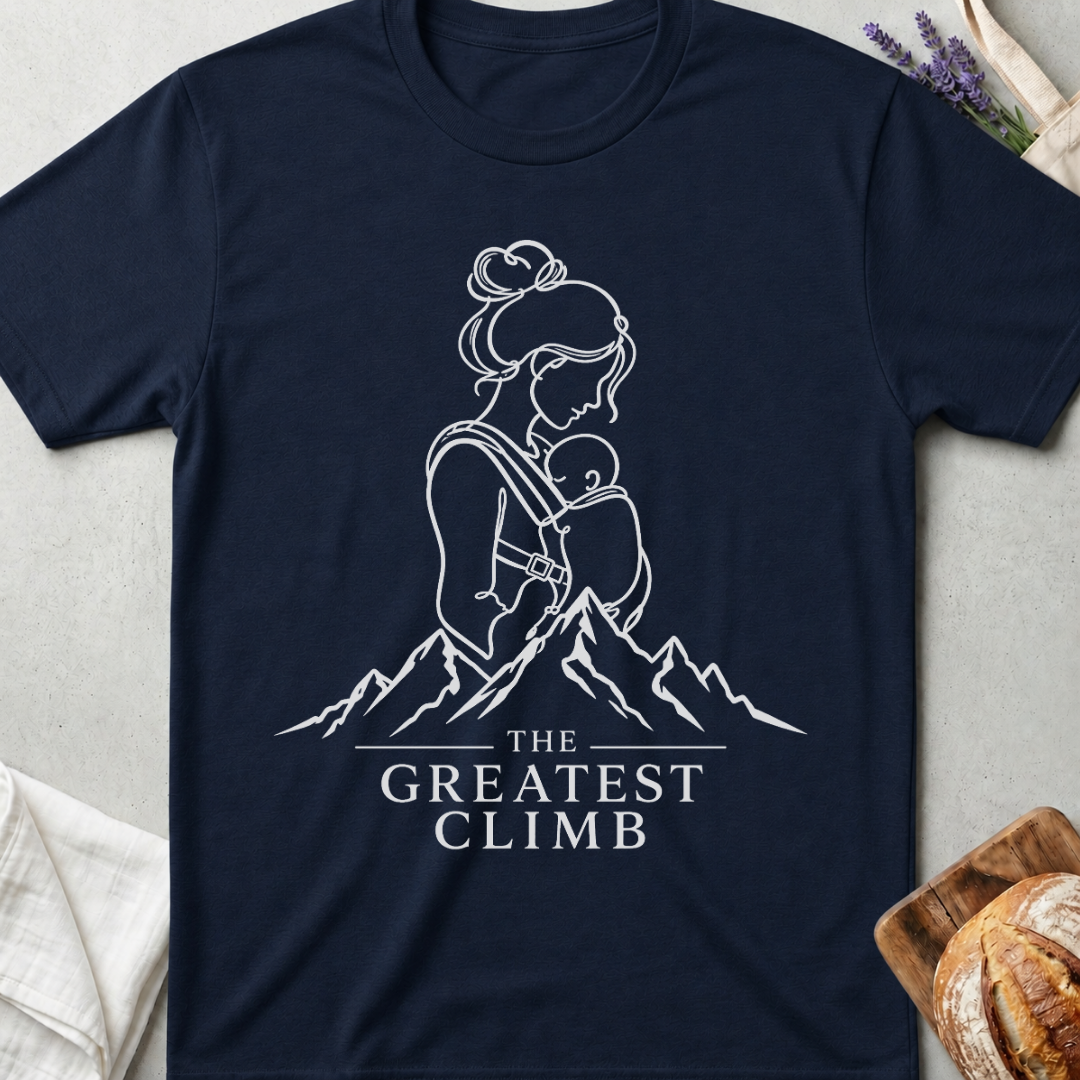 The Greatest Climb Shirt – Adventure Mom Tee | Minimal Motherhood Shirt