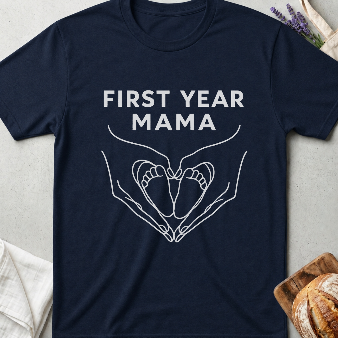 First Year Mama T-Shirt | First Time Mom Tee