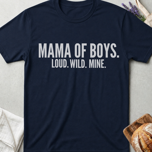 Mama of Boys Shirt - Boy Mom Life Tee