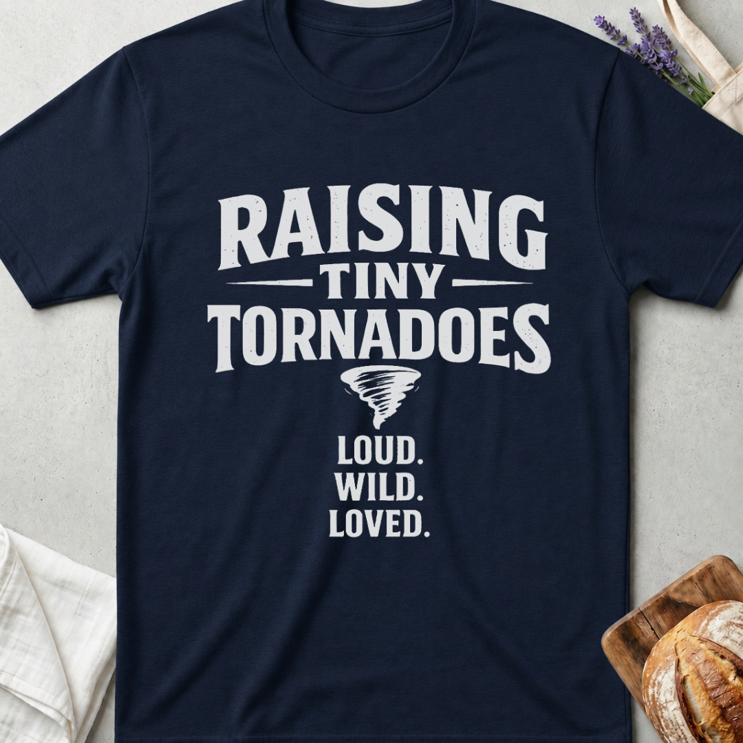 Raising Tiny Tornadoes Wild Loved T-Shirt | Mom Shirt