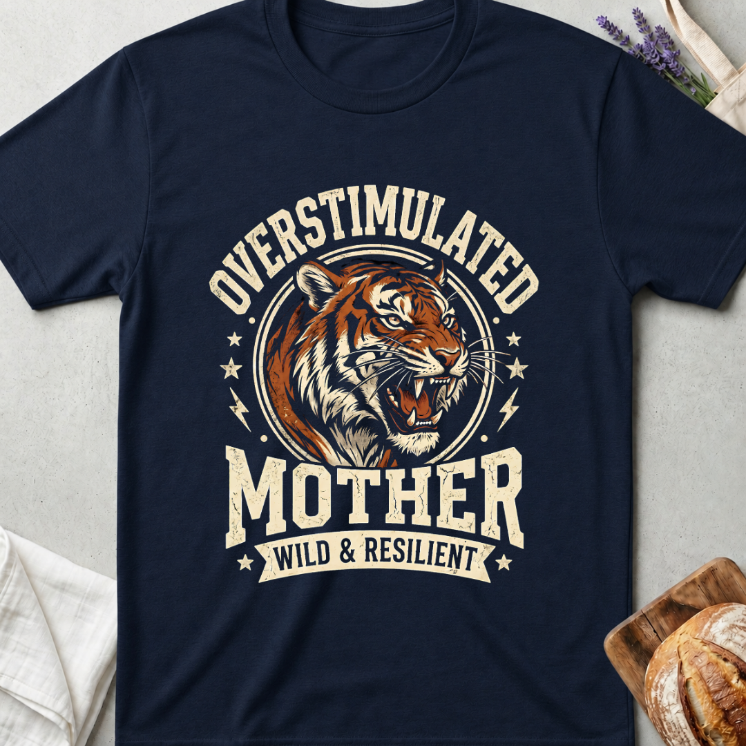 Overstimulated Mother T-Shirt | Wild & Resilient Tee