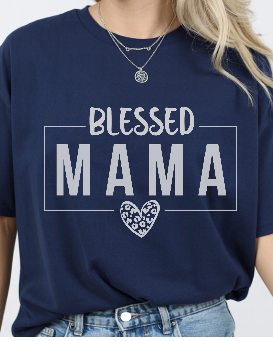 Blessed Mama T-Shirt – Faith & Love Mom Shirt ❤️