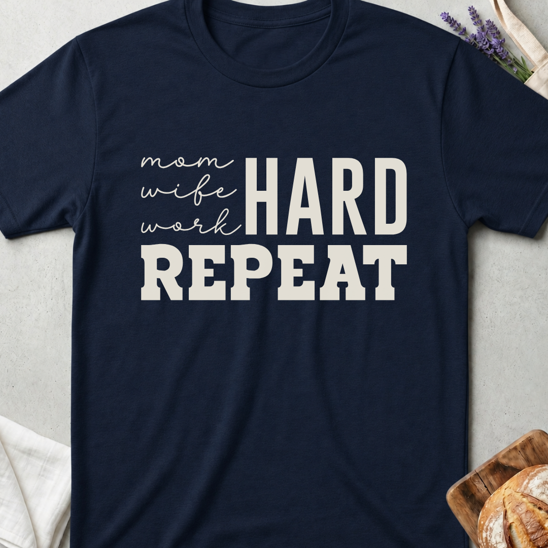 Mom Life Repeat T-Shirt