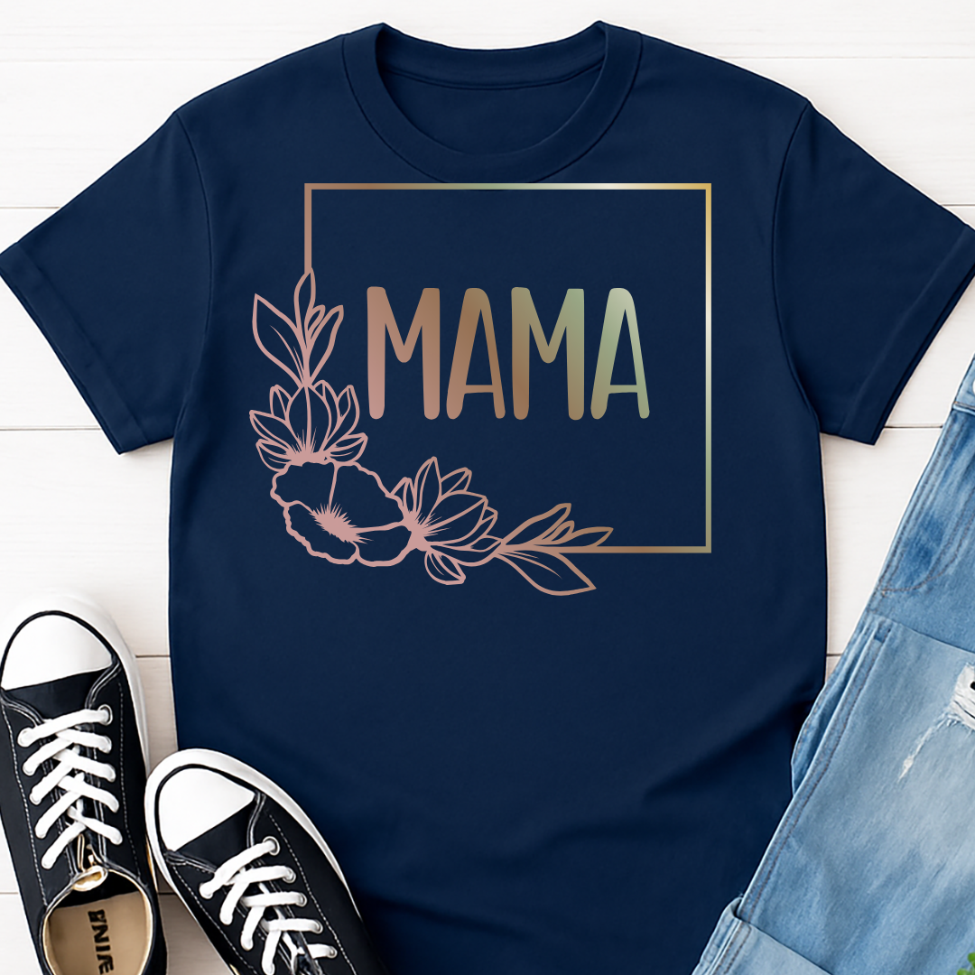 Boho Floral Mama T-shirt