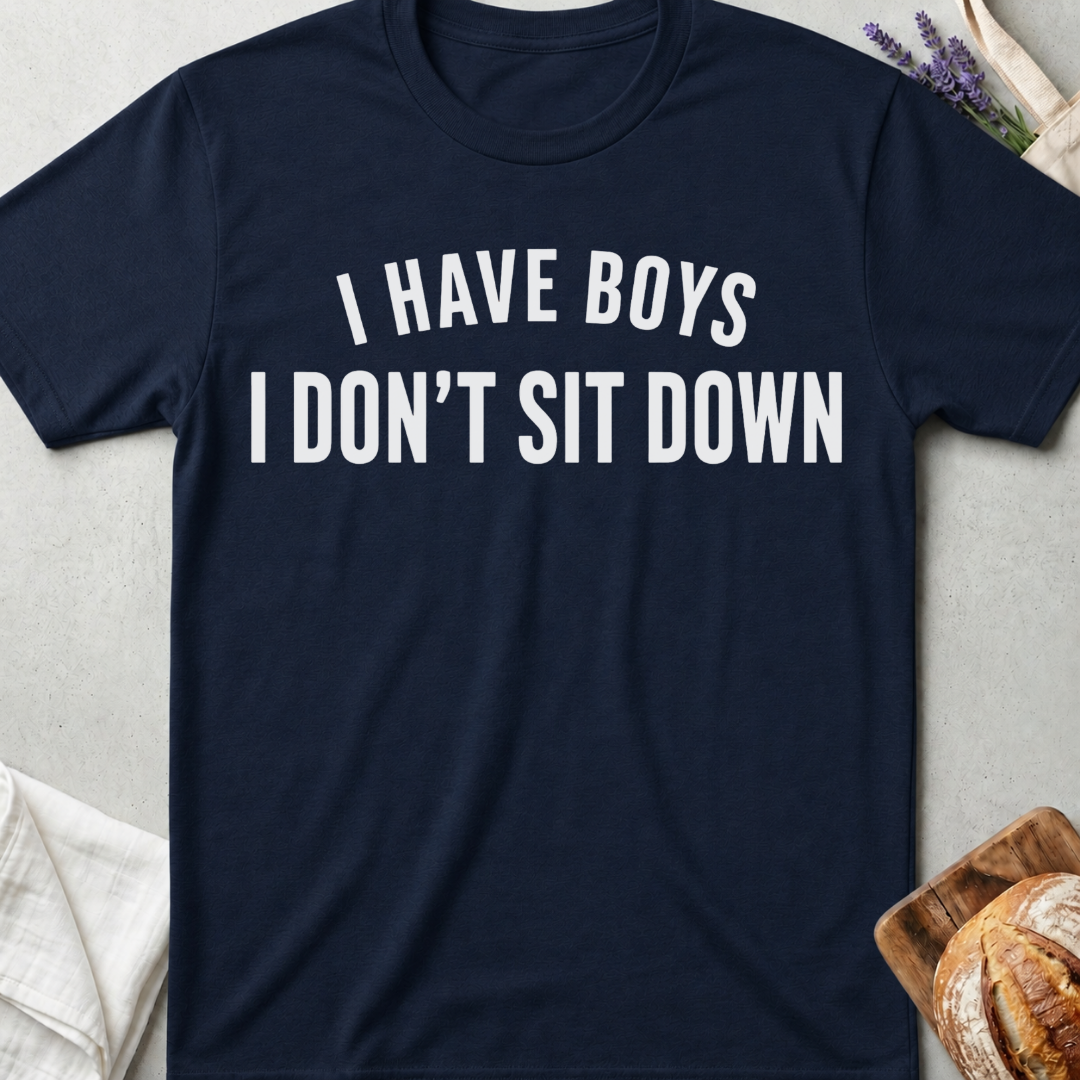 For Moms Who Never Sit Down T-shirt - Funny Mom Life Tee