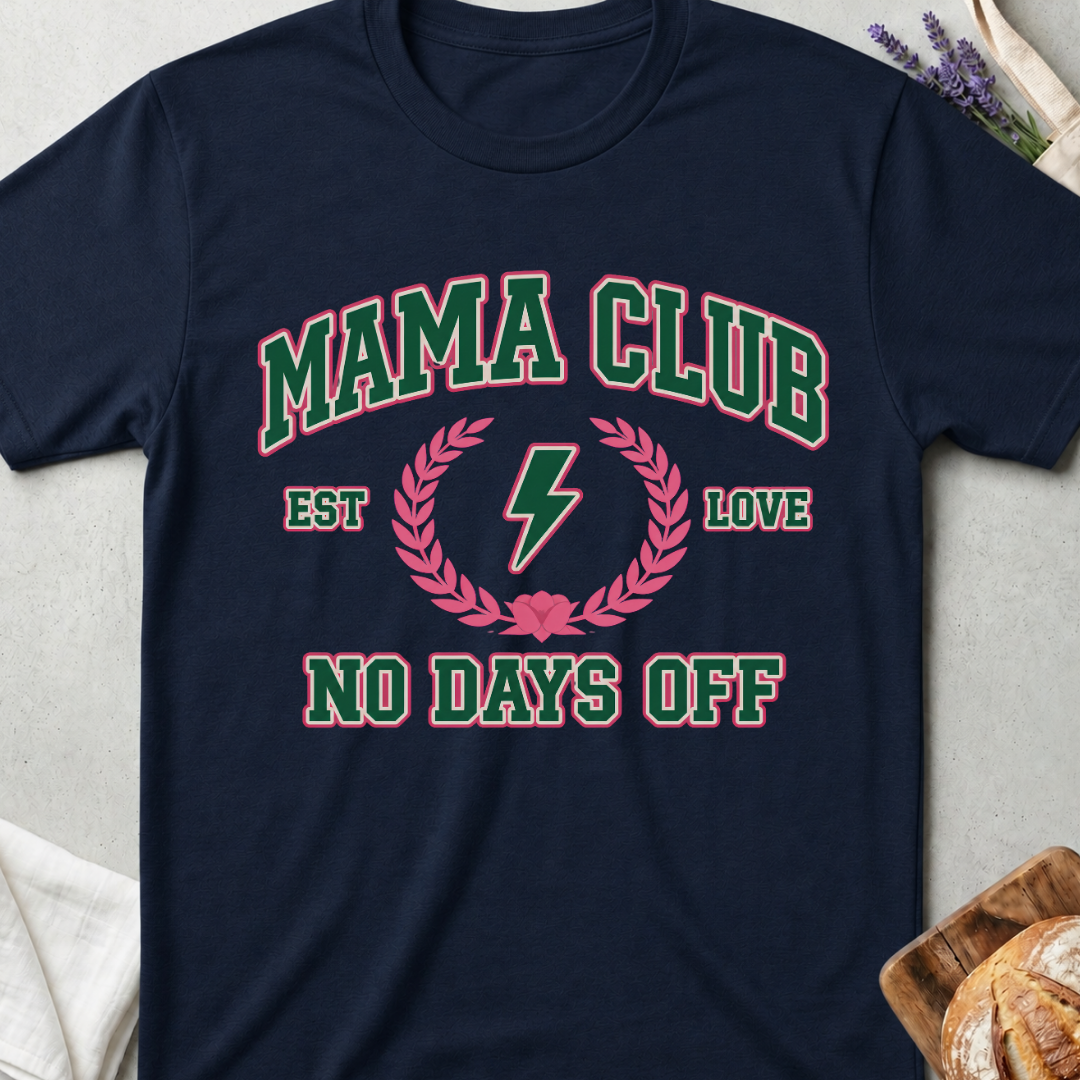 Mama Club No Days Off T-Shirt