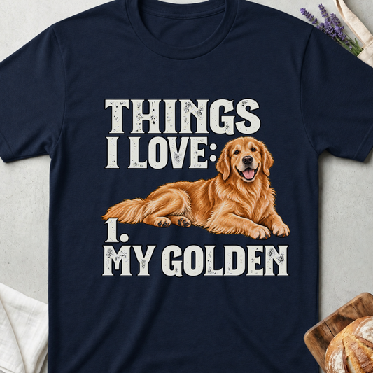 Things I Love Golden T-Shirt
