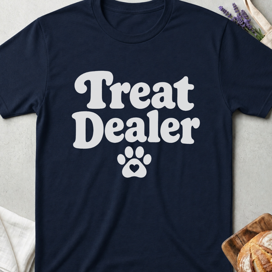 Treat Dealer Paw Print Dog Lover T-Shirt
