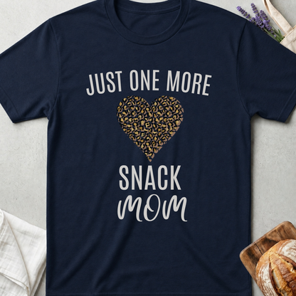 Just One More Quiet Moment Mama T-Shirt - Funny Leopard Mom Life Shirt