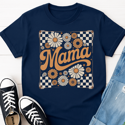 Retro Floral Mama T-shirt