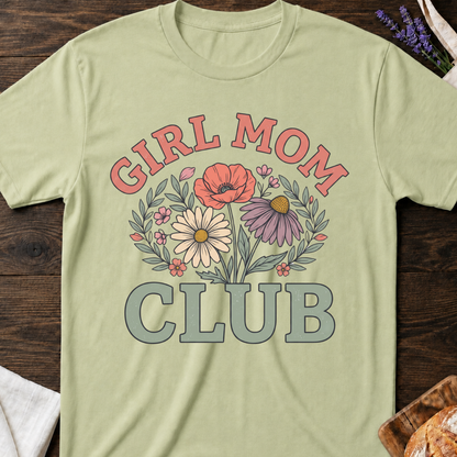 Girl Mom Club Wildflowers T-Shirt