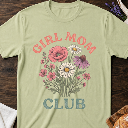 Girl Mom Club T-Shirt - Wildflower Graphic Tee