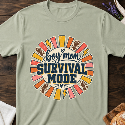 Boy Mom Survival Mode T‑Shirt