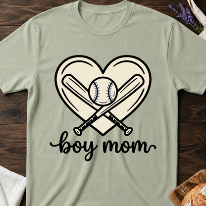 Boy Mom Baseball T-Shirt