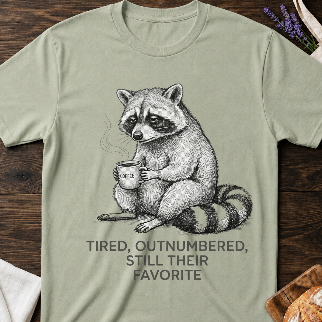 Tired Outnumbered Still Their Favorite T-shirt | Funny Mom Tee