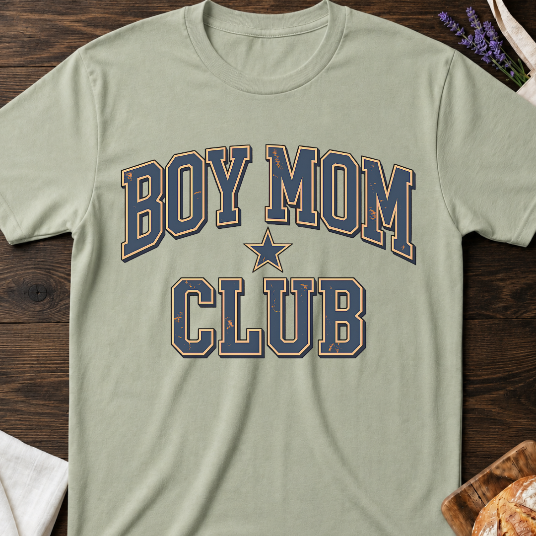 Boy Mom Club Varsity T-Shirt