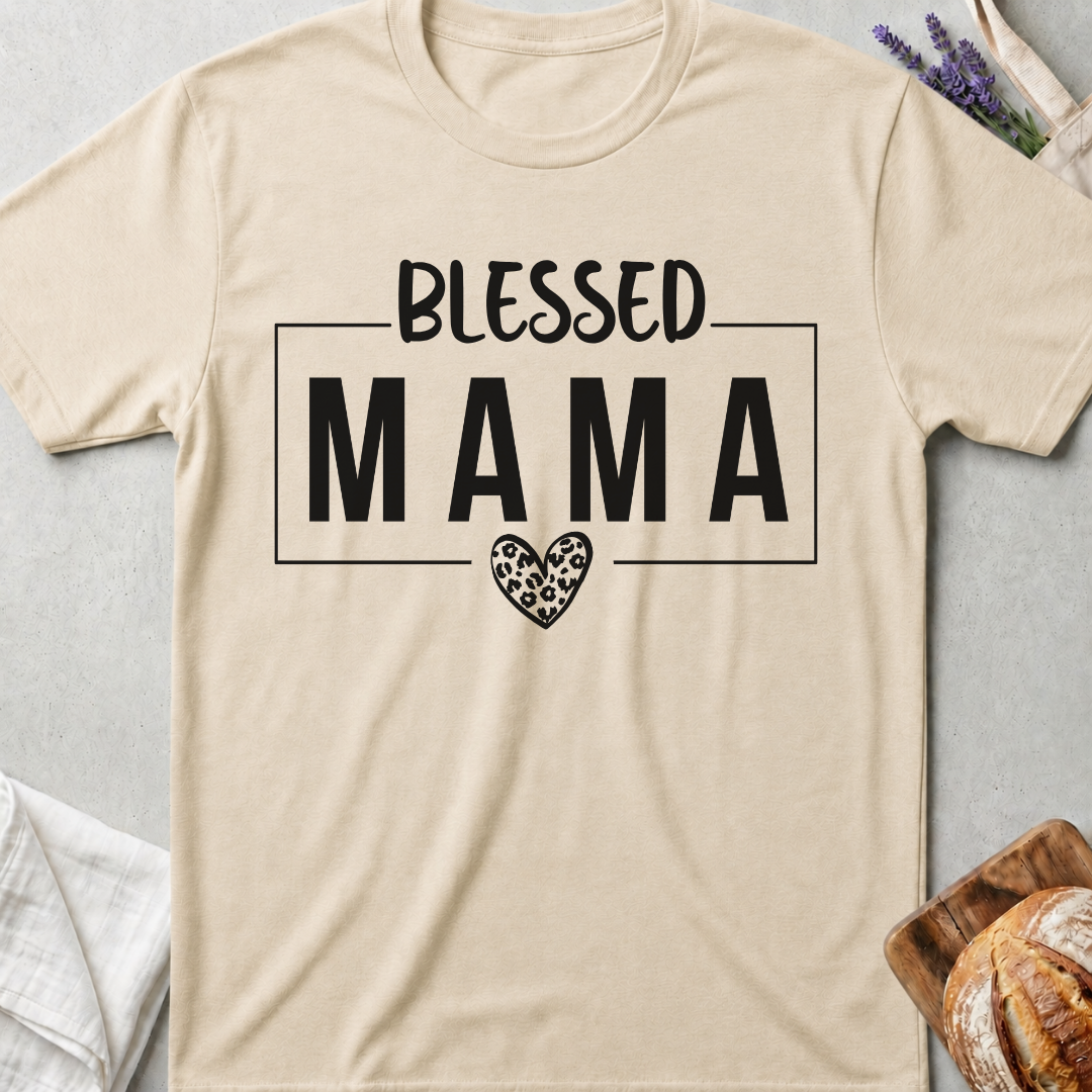 Blessed Mama T-Shirt – Faith & Love Mom Shirt ❤️