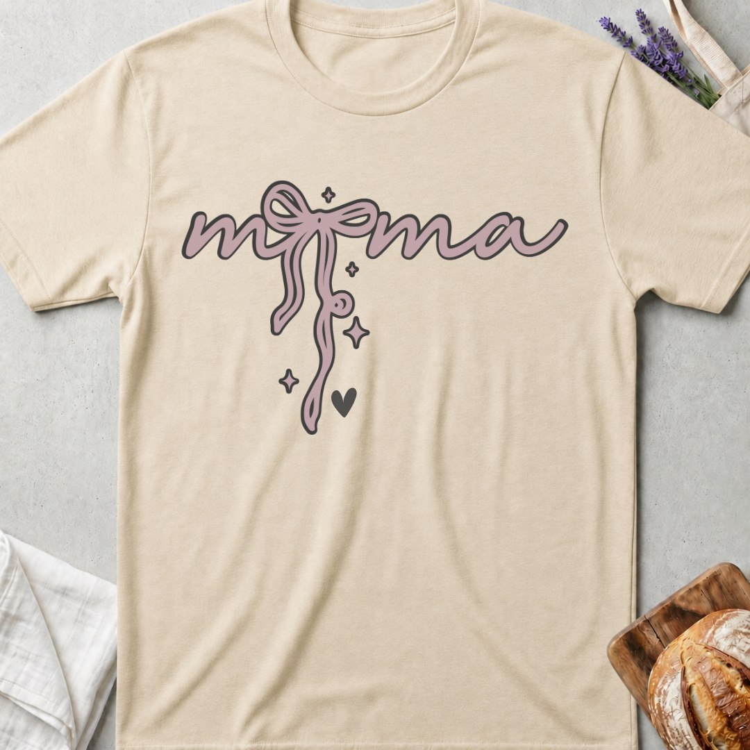 Mama Bow T-Shirt - Shirt for Moms