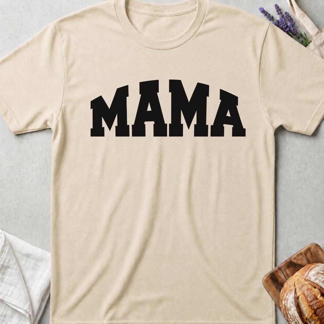 Mama Varsity T-shirt - Mom Shirt