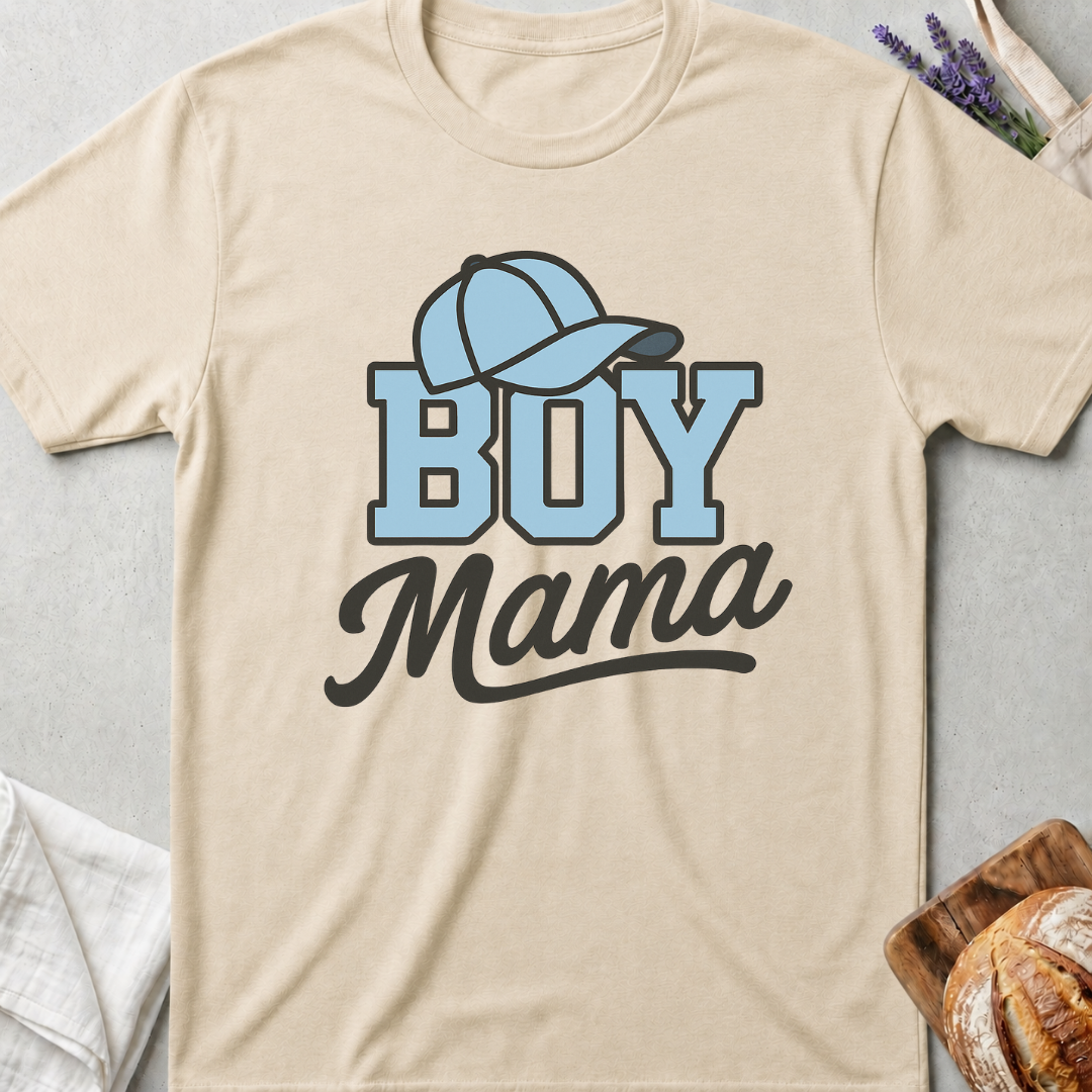 Boy Mama Tee – Proud Boy Mom Shirt 💙