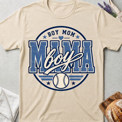 Boy Mom Baseball T-Shirt