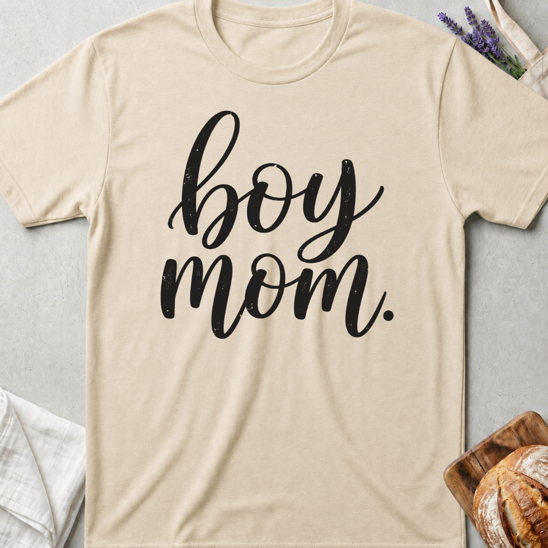 Minimalist Boy Mom T-Shirt