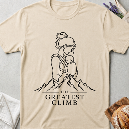 The Greatest Climb Shirt – Adventure Mom Tee | Minimal Motherhood Shirt