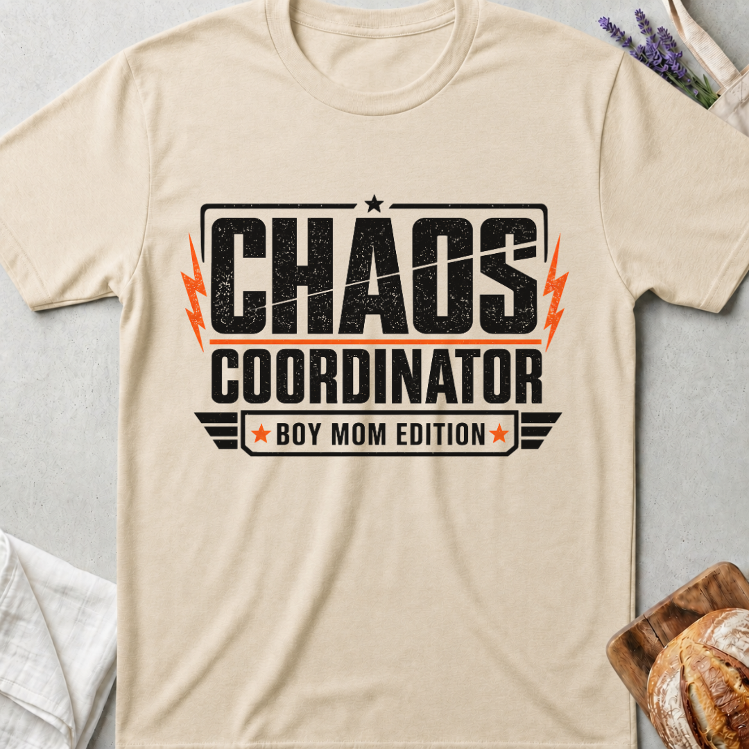 Chaos Coordinator Boy Mom T-Shirt | Funny Boy Mom Shirt