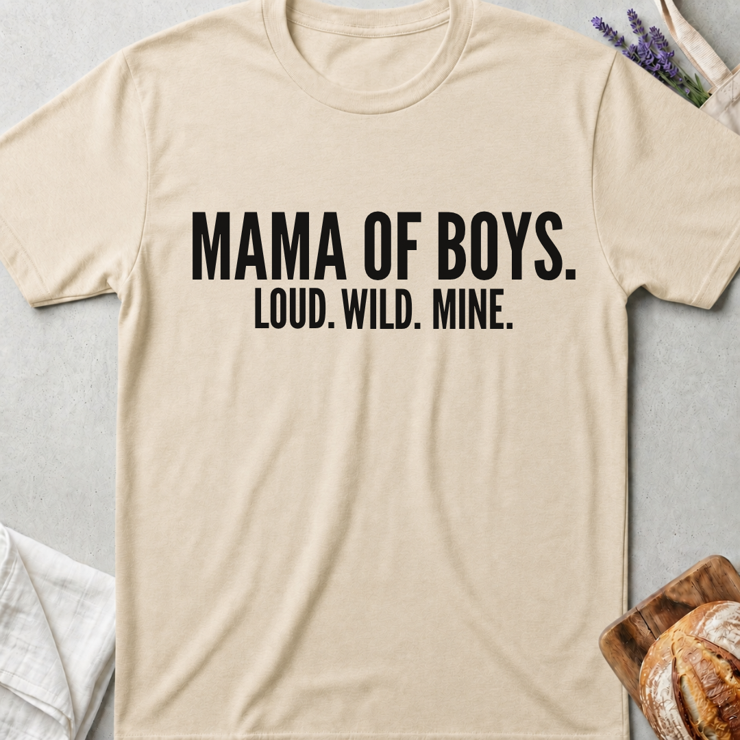 Mama of Boys Shirt - Boy Mom Life Tee