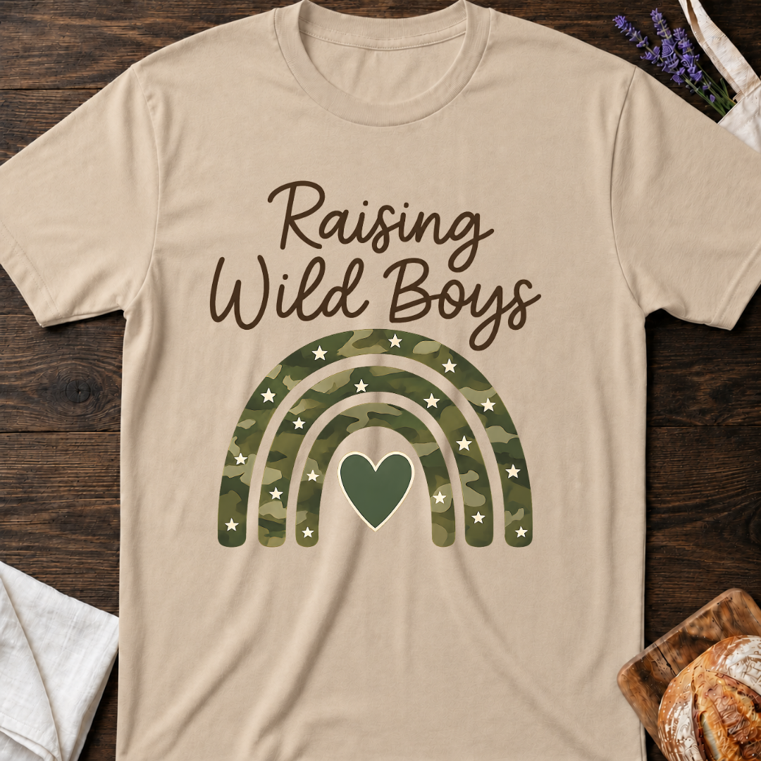 Raising Wild Boys T-shirt - Boy Mama Shirt