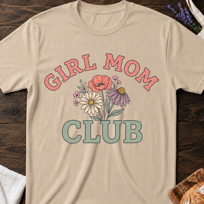 Girl Mom Flowers T-Shirt