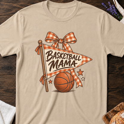 Basketball Mama Plaid T-Shirt