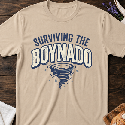 Surviving the Boynado T-Shirt - Funny Mama Tee