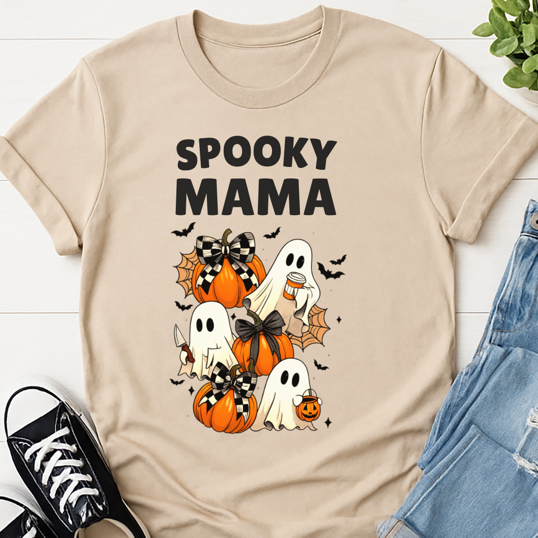 Spooky Mama Halloween T-shirt
